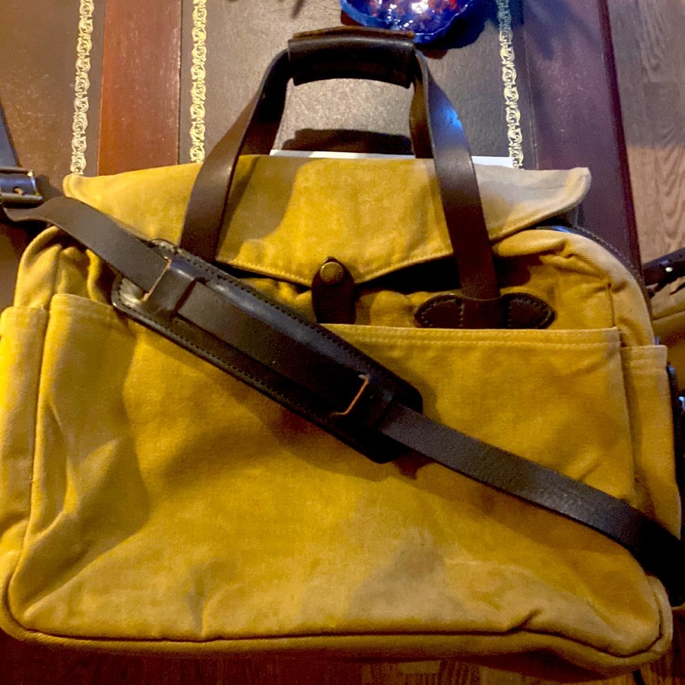 Filson briefcase. Several years of use. No damage.